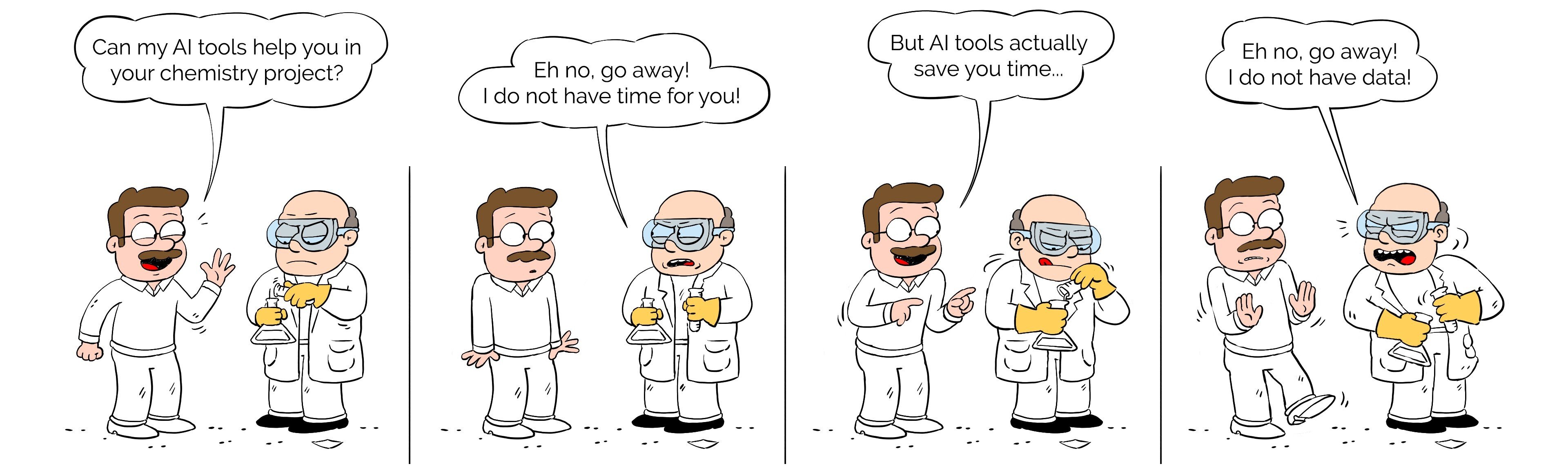 busy scientist